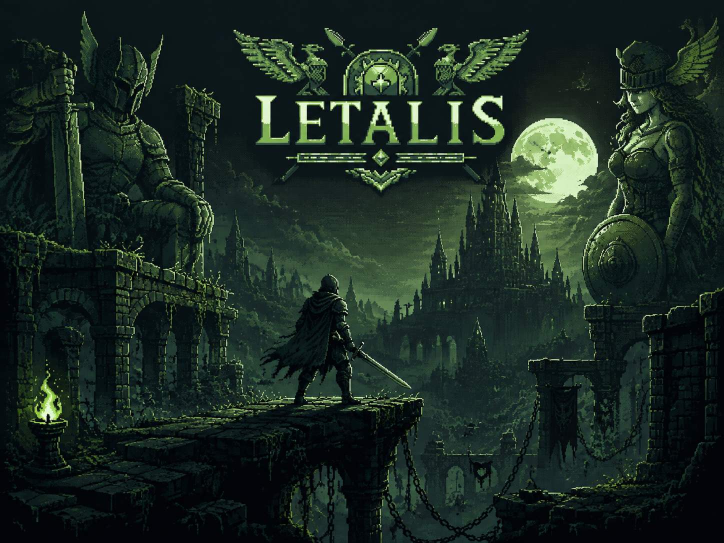 Letalis for Mac 黑暗幻想动作冒险游戏，挑战精准战斗与致命反击技巧