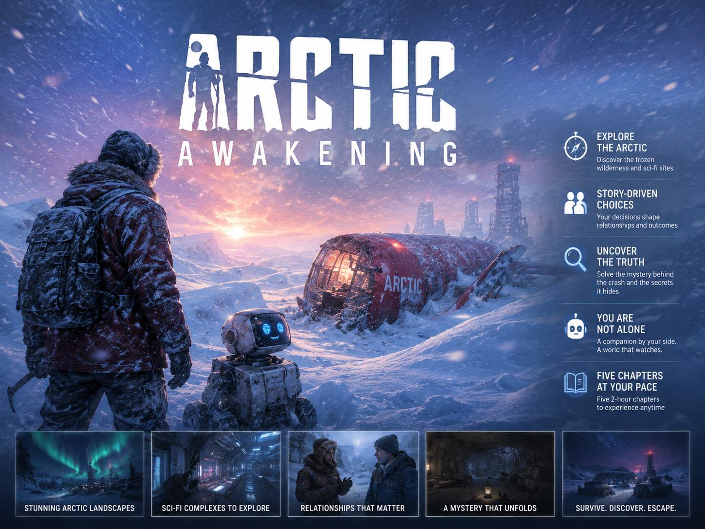Arctic Awakening 极地求生科幻悬疑冒险游戏
