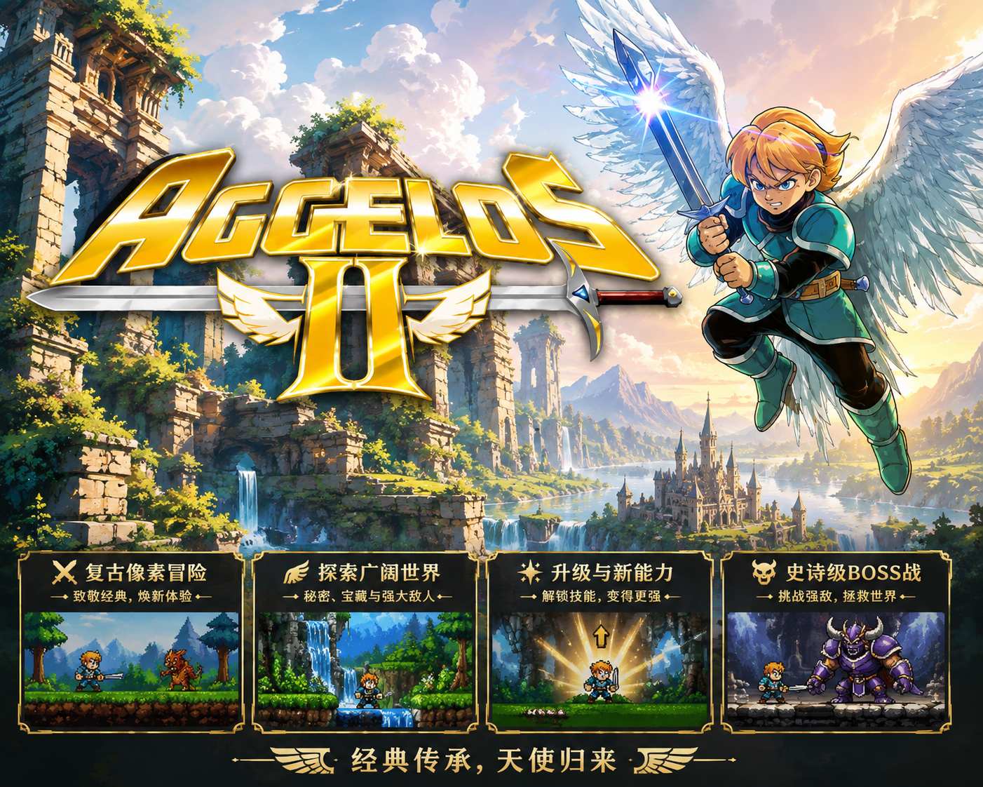 动作冒险| 阿格洛斯2/Aggelos 2 官方简体中文|支持键盘.鼠标.手柄