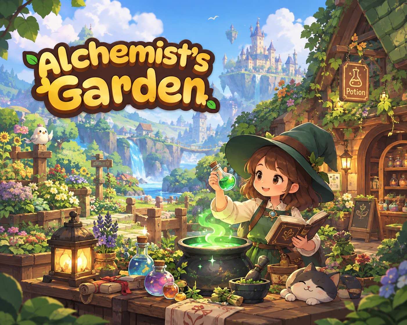 Alchemist's Garden 治愈系炼金商店经营养成游戏